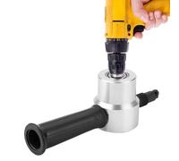 Generic Metal Nibbler Cutter Durable Dual Head Electric Drill Attachment for Cutting Stainless Steel, Aluminum, Copper Sheet for Car Repair, Portable 7.09x3.07in