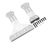 Generic Metal RC Chassis Armor Easy Installation for XV 02 Pro 58707 1/10 Remote Control Car Silver