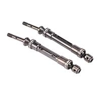 Generic Metal Rear Drive Shaft, Durable Replacement for Traxxas Slash 1/10 RC Car, Universal Drive Shaft for Short Truck, Made of Stainless Steel, Fit for SLA017 SLA018, 2 Pcs