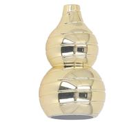 Generic Metal Rotating Toy, ADHD Desktop Gyroscope Portable Gourd Shape for Kids (Gold)