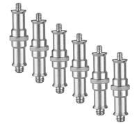 Generic Metal Screw Adapter Set Hand-tightenable and Easy to Install 1/4 Inch to 3/8 Inch Thread Converter 6 Pieces for Standard and Sports Cameras for Camera Tripods and Flash Light