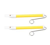 Generic Metal Slide Whistle 2Pcs Professional Musical Toy for Kids Beginners Impact Resistant Durable
