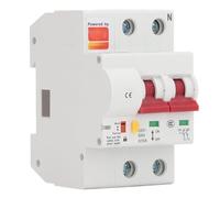 Generic Metering Circuit Breaker, Overload Protection AC Timing 2P WiFi Circuit Breaker IP20 for Office (16A)