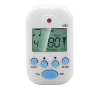 Generic Metronome, Robust and Durable Digital Beat Time, for Professional Guitar (White)