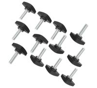 Generic Mic Stand Clamp Screws with Angle Adjustment Made of Sturdy Pp and Carbon Steel 10pcs Easy to Install and Remove for Microphone Holder for Microphone Boom Arm and Live Sound