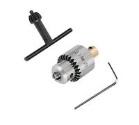 Generic Micro 0.3-4mm Drill Chuck Metal Taper Mounted for Lathe Electric Drill Mini Chuck with Key 72g