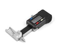 Generic Micro Electronic Digital Display Triple Use Ruler, Stainless Steel High Precision Thickness Measuring Caliper with LCD Screen Inch Metric Fraction Conversion 0 to 25mm