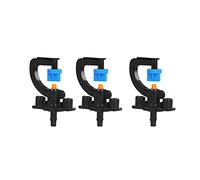 Generic Micro Rotating Nozzle 20 Set Atomizing Sprayer Irrigation Sprinkler System for Home and Garden Use Durable Engineering Plastics