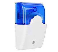 Generic Microcomputer Controlled Red and Blue Wired Audible Visual Siren Sound Alarm for Home Security, 110dB Sound Volume, ABS Plastic Material, Suitable for Warning Lights on Construction Sites,