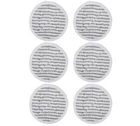 Generic Microfiber Mop Pads for Efficient Floor Cleaning with Reusable Scrub Pad Fit for Shark Mop 19x19cm 2-8 Packs (6pcs)