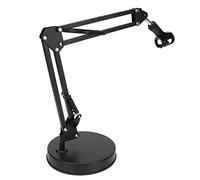 Generic Microphone Arm Stand Boom Arm Bracket Metal Cantilever Bracket for Live Broadcast Desktop, Mobile Phone Clamp for Desktop Sculpture, Stands