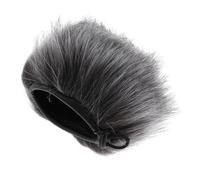 Generic Microphone Fur Muff for Noise Control And Wind Shielding, H5H6 Long hair, 10x7cm