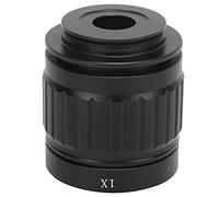 Generic Microscope Camera Adapter 1X C Mount Lens Durable Metal with Optical Glass for CX Photo Port Microscopy