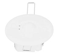 Generic Microwave Motion Detector Light Switch Compact Adjustable Sensor for Ceiling Use White 1 Unit