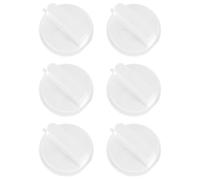Generic Microwave Oven Timer Control Knobs 6Pcs Round Shaft Replacement Handles for Electronic Heat Adjustment Suitable for Kitchen Microwave Appliances