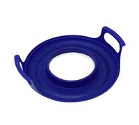 Generic Microwave Tray - Bowl Cozy, Plate Tray, Dish Carrier, Blue, Round, Polypropylene, 100% Polypropylene, Dishwasher Safe