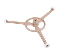 Generic Microwave Turntable Roller Ring Triple Arm Support Holder Replacement Tray Tripod Compatible with Microwave Oven Parts for Kitchen Appliance Accessories