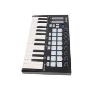 Generic MIDI Keyboard Controller with RGB Backlit Trigger Pads for Music Production and Live Performance, USB MIDI Controller for Win XP/7/8/10/11/Vista