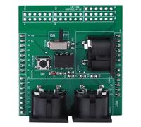 Generic MIDI Module Shield Adapter Board for Testing with MIDI-IN/OUT/THRU Ports - 1 X Serial Port to Module