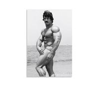 Generic Mike Mentzer Poster Canvas Wall Art Prints (9) 16x24inch (40x60cm) Framed or Unframed Fitness Poster for Living Room, Bedroom, Dining Room, Home Office, Bathroom, Kitchen