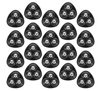 Generic Mini Ball Caster Wheels 360 Degree Rotation, Abs and Steel Material 20pcs Self-adhesive Triple Steel Balls Space Saving Design for Furniture Legs and Kitchen Appliances, for Home
