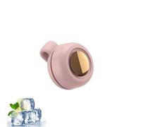 Géneric Mini Bladeless Fan, Portable Electric Fan, 3 Speeds Silent Small Clip Fans for Shirt, Mini Whirlwind Fans for Waist Clips (Pink,1)