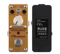 Generic Mini British-style Guitar Effect Pedal with Tone Control for Guitarists and Musicians Aluminum Alloy