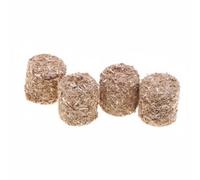 Generic Mini Farm Haystack Set Mini Hay Bale Accessories Miniature Haystack Ornaments Wooden Rustic Pieces for Country Arrangements suitable for dollhouses, Cylindrical