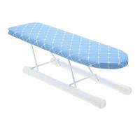 Generic Mini Folding Ironing Board Clothes Ironing Board Stable Bracket Foldable Design for Home and Travel Use Non-Slip Base 13.95X4.13X4.13 Inch