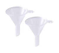 Generic Mini Funnel, 2PCS, White, Plastic, Multipurpose, Compact, Accurate Dispensing