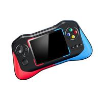 Generic Mini Handheld Game Console 3.5in HD Screen 500 Built in Games Retro Electronic Toy for Kids Adults (Red with Blue)