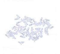 Generic Mini High Heels Shoes Set Stylish Transparent High Heels for DIY Dollhouse Decor 30 Pairs 11.4 Inch Dolls (Transparent)