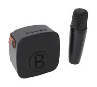 Generic Mini Karaoke Machine, Karaoke Sing Loudspeaker Professional Portable for Party (Single Microphone)
