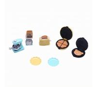 Generic Mini Kitchen Playset Featuring Stand Mixer Kitchen Scale Bowls Molded Textures Pastel Hues Tiny Pastry Corner For Dollhouse Display Collectors, Style B