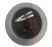 Generic Mini Knitting Scissors Set with Protective Case and Storage Box, Tiny Craft Scissors Set, Sewing Small Clippers with Box for Crochet, Embroidery, Knitting and Cross Stitch