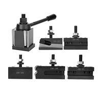 Generic Mini Lathe Tool Post, High Hardness Mini Lathe Tool Post Tool Post Steel for Lathe