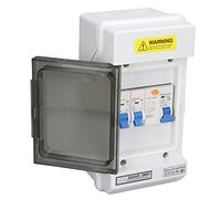 Generic Mini Leakage Circuits Breaker High Breaking Capacity for Short Circuit Garage 40A 30mA RCD+2MCB AU