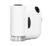 Generic Mini Portable Microscope 55X Magnification HD Magnifier with LED Light for Coin Observation Learning and Jewelry Appraisal