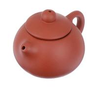 Generic Mini Purple Clay Ceramic Teapot Small Handmade Chinese Style Retro Tea Pot for Gongfu Tea Home Office Decor Collectible