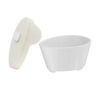 Generic Mini Silicone for Basket Rice Cooker Steamer with Fan Ceramic Shaped Design Edges, for Cooking and Vegetables, Fish, and Dumplings the Kitchen