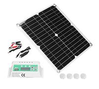 Generic Mini Solar Panels, Solar Panel For Power Station Small with, Controller, Crocodilian Clamp/Holder, 4 Suction Cup, Connection Line and 2 Chinese and English