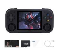 Generic Mini Zero 28 Portable Handle Game Console, 2.8-Inch IPS Screen Retro Open Source Joystick Handheld Game Console, 64G Android System Games Player Bilut-in 30+Emulators & 2900mAh Battery