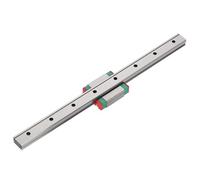 Generic Miniature 12mm Width LML12B Linear Rail Guide for Small Equipment with Lubrication System, 4-Point Contact Design, for Precision Linear Movement (200mm)