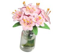 Generic Miniature Bonsai Plant Ornament Decorative Mini Potted Plant for Dollhouse and Home for Spaces and DIY Projects