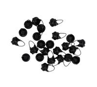 Generic Miniature Cauldrons Set Black Decorative Kettles for Carnival Party Events 24PCS Plastic Witch Cauldrons (Mini)
