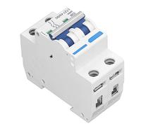 Generic Miniature DC Circuit Breaker 2 Pole 32A Fast Arc Extinction for Solar PV System Installation on DIN Rail