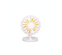 Generic Miniature Fan Dollhouse Decor Table Fan Mini Furniture PLA Construction Simulation Suitable for Collectors Miniature Living Room Arrangements, White