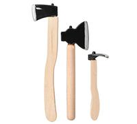 Generic Miniature Farm Tools Lightweight Wooden Handle Metal End Model for 1/12 Doll House Farm Accessory, Eco-friendly Toy Set for Kids