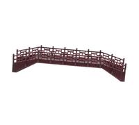 Generic Miniature Garden Bridge for Micro Landscape Decor Elegant Plastic Bridge Accessory for Fairy Gardens Terrariums Bonsai Arrangements Sturdy Space Efficient Design
