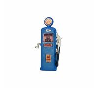 Generic Miniature Gas Pump 1/64 Scale Vintage Pump Dispenser Resin Display Model Diorama Accessory Crisp Molded Shape for service bay scenes miniature streets, Blue